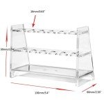 Transparent Test Tube Rack for 10ml Centrifuge Tubes