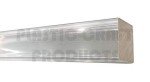 Clear Acrylic Square Rods, 1" x 24", Pack of 2