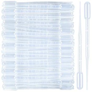 200PCS 2ML Disposable Plastic Pipettes for Lab Use