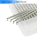 30 Pcs Ball Shape Diamond Burr Set for Rotary Tools