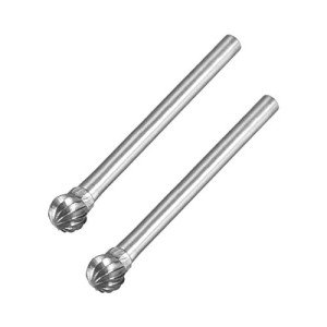 Tungsten Carbide Rotary Burrs - 1/8" Shank, 2pcs