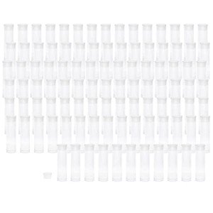 Beadsmith Clear Plastic Storage Tubes - 100 Pack