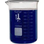 1000ml Low Form Beaker, Borosilicate Glass, Graduated