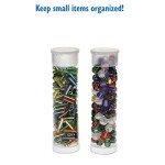 Beadsmith Clear Plastic Storage Tubes - 100 Pack