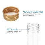 65ml Plastic Test Tubes with Screw Caps - 15 Pack