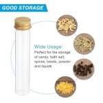 65ml Plastic Test Tubes with Screw Caps - 15 Pack