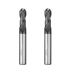 WEXWE Tools Carbide Ball Nose End Mill Set