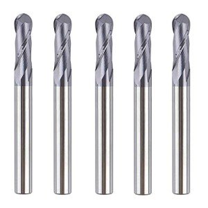 5PCS Ball Nose End Mill Cutter Set