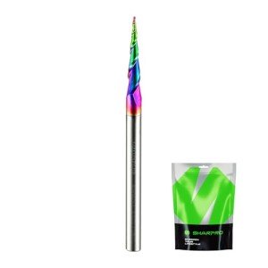 SHARPRO 1/8" Tapered Ball Nose End Mill