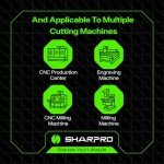 SHARPRO 1/8" Tapered Ball Nose End Mill