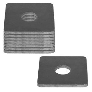 8 Pack Square Plate Washers for Anchor Bolts