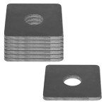 8 Pack Square Plate Washers for Anchor Bolts