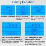 Digital Thermostat Controller with Timer for Heating