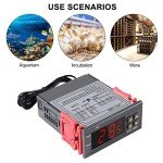 2-Pack STC-1000 Digital Temperature Controller with Sensor