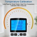Digital Thermostat Controller with Timer for Heating