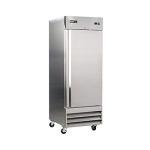 Single Door Stainless Steel Commercial Freezer, 23 Cu Ft