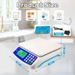 30kg x 1g Digital Kitchen Scale with Adapter