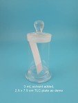 TLC Developing Glass Jar with Sample Strips & Forceps