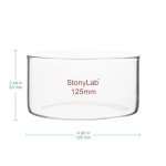 Stonylab Thick-Wall Crystallizing Dish, 500 ml