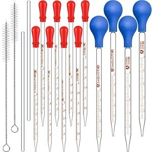 16-Piece Glass Pipette and Stir Rod Set