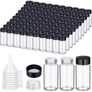 Ziliny 110 Pack of 20 ml Clear Glass Vials