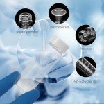 28-Pack 30ml Glass Vials with Lids and Scale