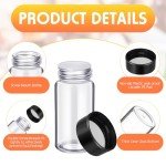 Ziliny 110 Pack of 20 ml Clear Glass Vials