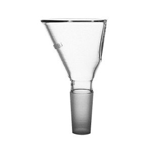 75mm Laboy Glass Powder Funnel with 24/40 Joint