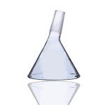 Laboy 60° Offset Glass Powder Funnel 100mm O.D