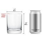 Heat-Resistant Double Fashioned Tumblers Set of 6