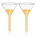 ULAB 100mm Borosilicate Glass Funnels - Pack of 2