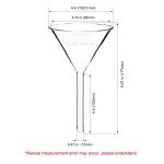 ULAB 100mm Borosilicate Glass Funnels - Pack of 2