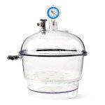 Professional Vacuum Dryer with Pressure Gauge, 250mm