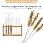 7-Piece Brass Tube and Bottle Brush Set