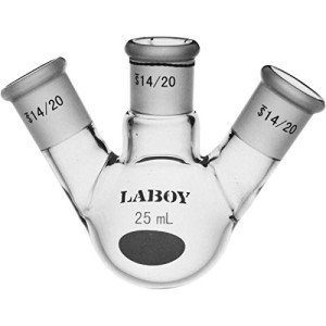 25mL 3 Neck Round Bottom Boiling Flask