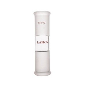30mm Glass Straight Connecting Adapter for 24/40 Joints