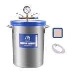 9 Gallon Vacuum Chamber with Glass Lid & Seals