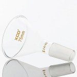 Borosilicate Glass Powder Funnel, Short Stem, 75mm