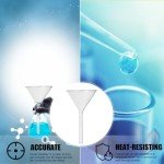 Baluue 4-Piece Borosilicate Glass Funnel Set