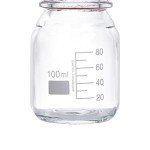 20-Pack 100ml Glass Media Bottles with Caps