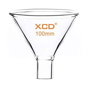 Borosilicate Glass Powder Funnel, 100 mm Diameter