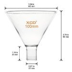 Borosilicate Glass Powder Funnel, 100 mm Diameter