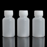 50Pcs 30ml PE Plastic Lab Reagent Bottles