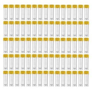 Eowpower 80 Pack 5ml Flat Bottom Sample Vials