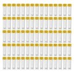 Eowpower 80 Pack 5ml Flat Bottom Sample Vials