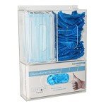 Acrylic Wall-Mounted Glove and Mask Dispenser