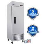 ORIKOOL 27" Stainless Steel Reach-in Freezer