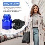 Cobalt Blue Glass Droppers for Essential Oils - 100 Pack