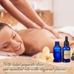 Lallisa 100 Pack Blue Glass Dropper Bottles 30ml