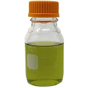 PYREX 250mL Round Media Storage Bottle with Cap